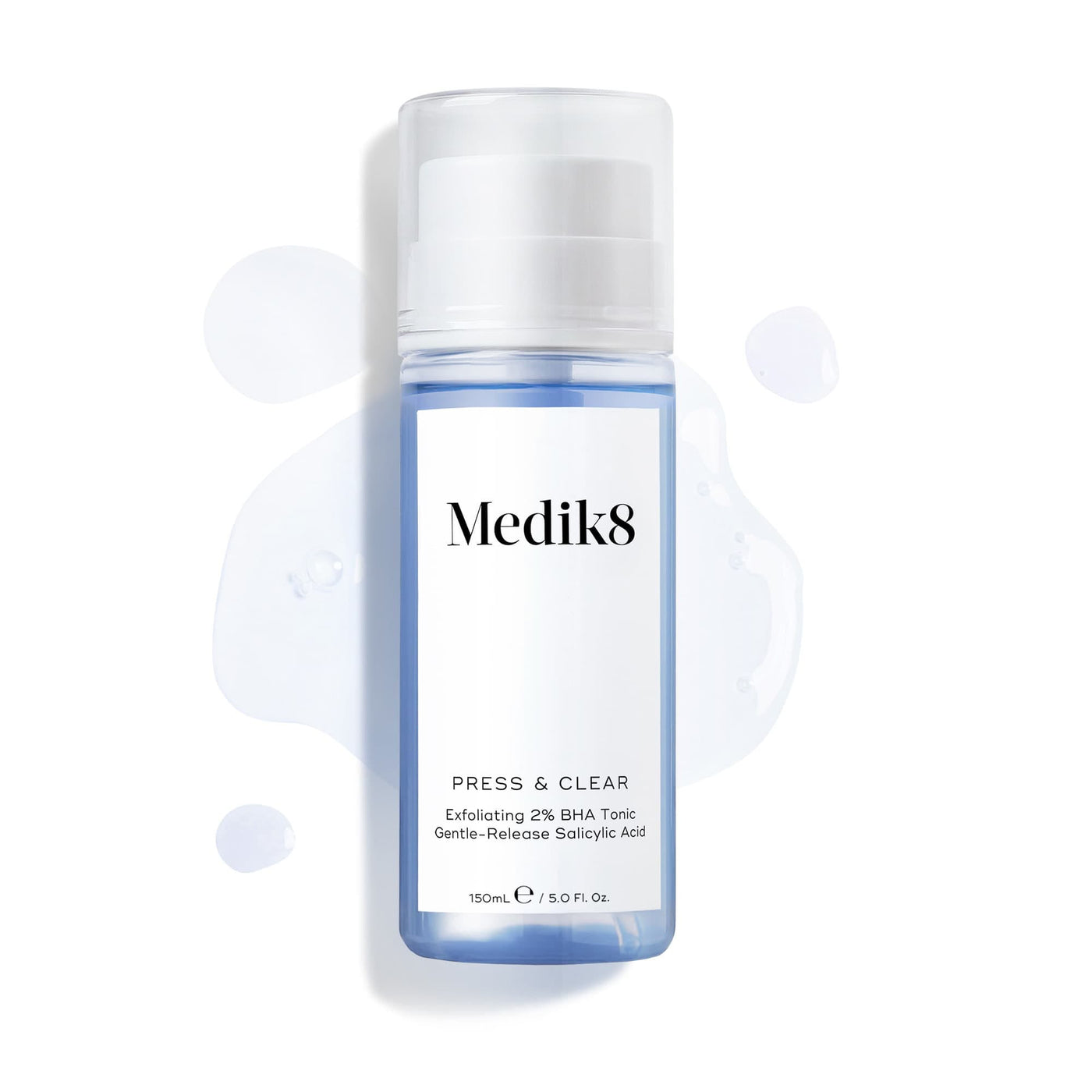 Medik8 Press and Clear 150ml tónico BHA 2% ácido salicílico