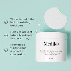 Beneficios Medik8 Blemish Control Pads