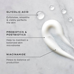 Ingredientes Medik8 Balance Moisturiser ácido glicólico