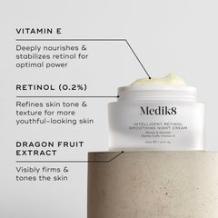 Ingredientes Medik8 Intelligent Retinol Smoothing Night Cream
