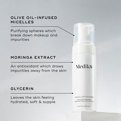 Ingredientes Medik8 Micellar Mousse moringa