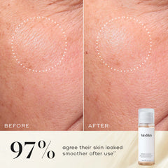 Antes y después Medik8 Press and Glow