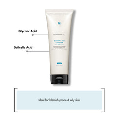 Ingredientes clave Blemish + Age Cleansing Gel: glicólico, salicílico y LHA