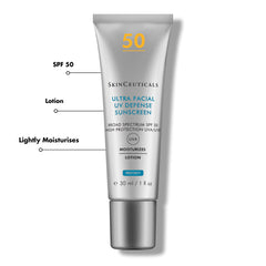 Ingredientes clave Ultra Facial UV Defense: Mexoryl XL, avobenzona y vitamina E