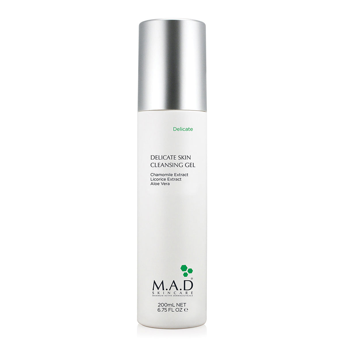 M.A.D. Delicate Skin Cleansing Gel limpiador para piel sensible 200 ml