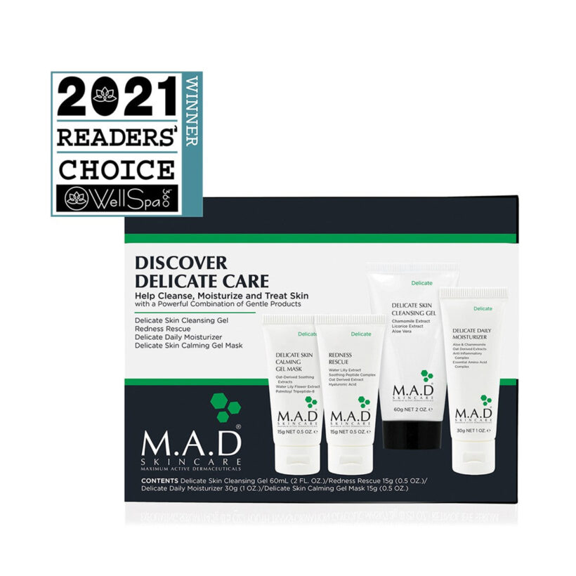 M.A.D. Delicate Discovery Kit set 4 piezas para piel sensible