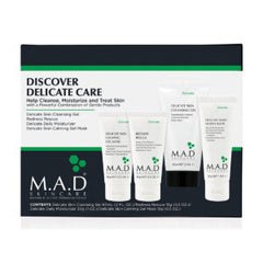 Contenido completo del Delicate Discovery Kit M.A.D. Skincare