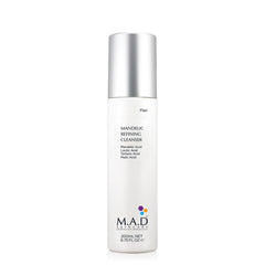 Frasco de Mandelic Refining Cleanser M.A.D. para piel con manchas y signos de edad