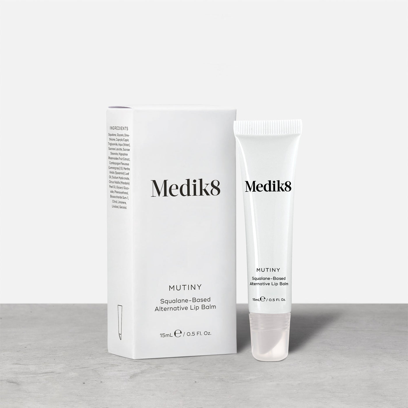 Medik8 Mutiny 15ml bálsamo labial escualano con caja
