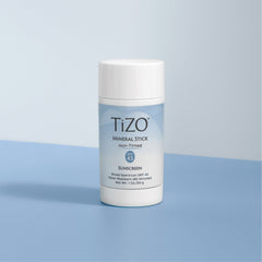 Comparativa antes y después con TIZO Mineral Stick sin color