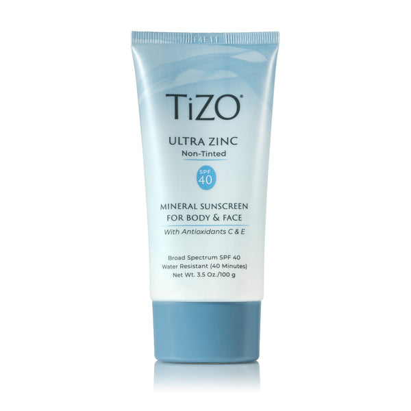 TIZO Body and Face Ultra Zinc SPF 40 sin color 100 g con 20% óxido de zinc