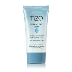 TIZO Body and Face Ultra Zinc SPF 40 con color 100 g 20% óxido de zinc