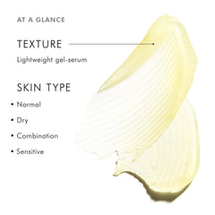 Textura del suero Resveratrol B E mostrando consistencia sedosa