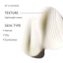 Textura cremosa de Retinol 0.3 sobre superficie blanca