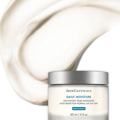Tarro blanco SkinCeuticals Daily Moisture destapado