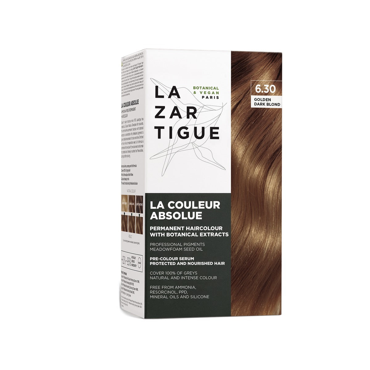 La Couleur Absolue Rubio Oscuro con Reflejos Dorados Tono 6.30