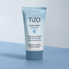 Comparativa antes y después con TIZO Ultra Zinc SPF 40 sin color